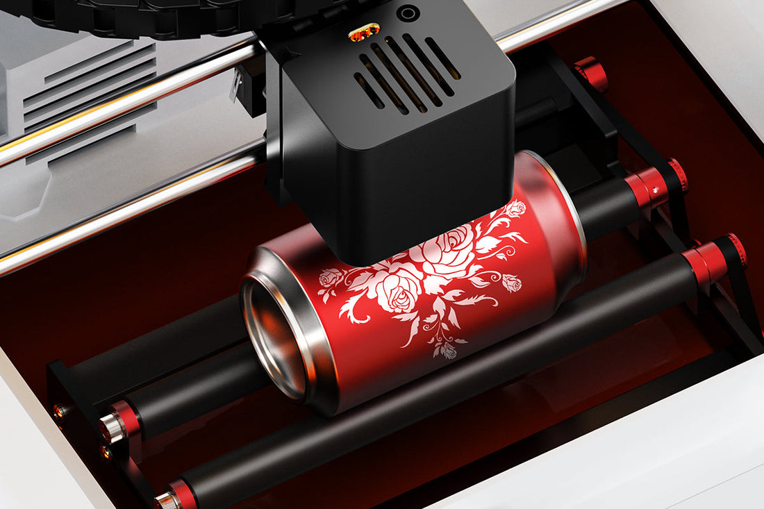 How to Engrave Cylindrical Objects with a Laser Engraver: Complete Rotary Module Guide 2026