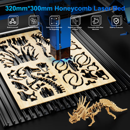 Laservii Aluminum Laser Cutting Honeycomb Workbench Table
