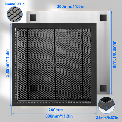 Laservii Aluminum Laser Cutting Honeycomb Workbench Table