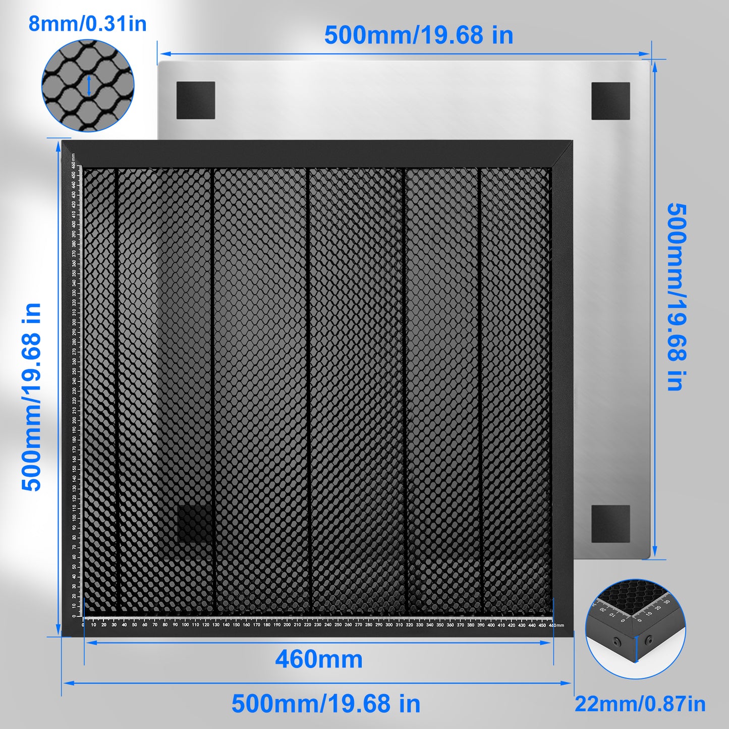 Laservii Aluminum Laser Cutting Honeycomb Workbench Table