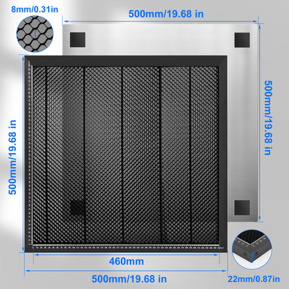 Laservii Aluminum Laser Cutting Honeycomb Workbench Table