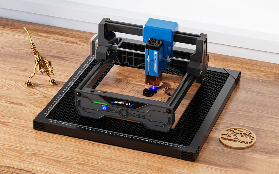 Suporta Materiais para Gravação, Expele Rapidamente os Fumos da Gravação, Garantindo Tanto a Qualidade das Peças Gravadas Quanto um Ambiente de Trabalho Limpo.