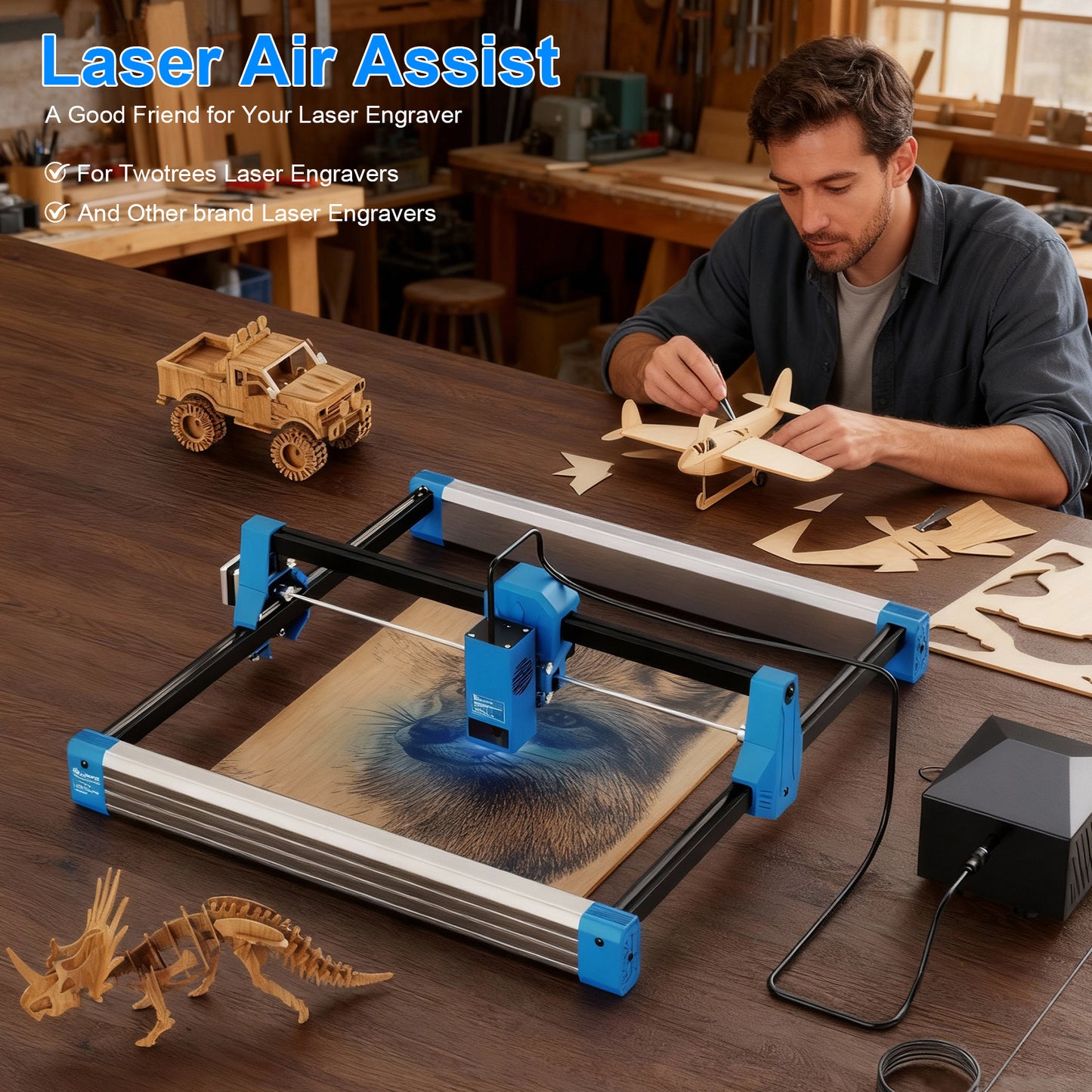 Laservii P2 Air Assist 25L/min